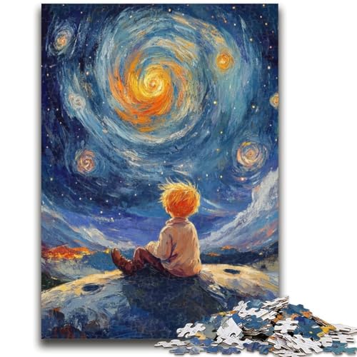 Puzzle für Teenager, 1000 Teile, „Der kleine Prinz des Nachthimmels“, für Kinder ab 14 Jahren, Denksportspiel, Erwachsene und Teenager, 50x75cm von ZKYUBEK