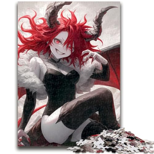 Puzzle für Teenager, 1000 Teile, Anime-Dämonenmädchen, Lernspiele, Lernspiel für Geburtstag, Weihnachten für und ab 14 Jahren, 50x75cm von ZKYUBEK