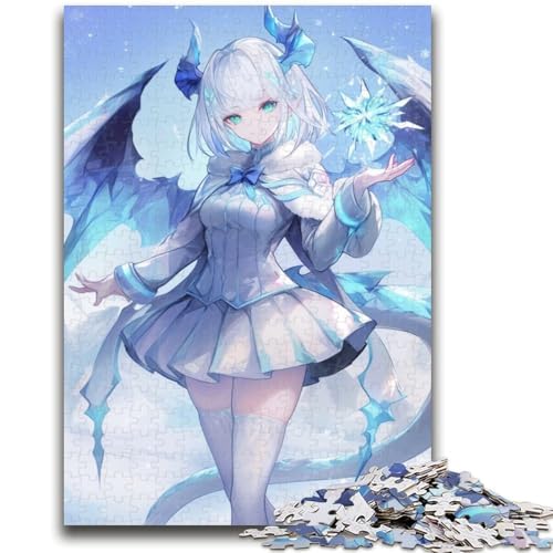 Puzzle für Teenager, 1000 Teile, Anime-Mädchen-Drache, Quizspiel, Wanddekoration, einzigartige Geburtstags, 50x75cm Puzzle für Teenager, 1000 Teile, Anime-Mädchen-Drache, Quizspiel, Wanddekoration, einzigartige Geburtstags, 50x75cm von ZKYUBEK