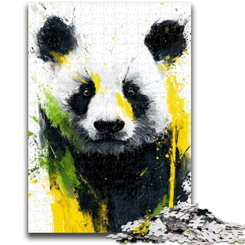 Puzzle für Teenager, 1000 Teile, Aquarell-Panda, Quizspiel, Wanddekoration, einzigartige Geburtstags, 50x75cm Puzzle für Teenager, 1000 Teile, Aquarell-Panda, Quizspiel, Wanddekoration, einzigartige Geburtstags, 50x75cm von ZKYUBEK
