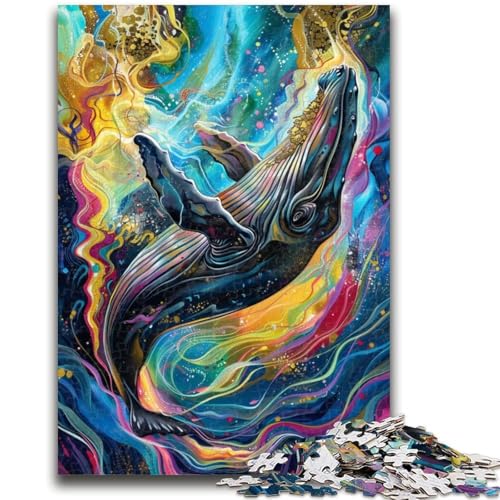 Puzzle für Teenager, 1000 Teile, Aquarellwal, Spielzeug, Lernspiele, Stressabbau, tolle Geschenke und Spielzeuge, 26x38cm Puzzle für Teenager, 1000 Teile, Aquarellwal, Spielzeug, Lernspiele, Stressabbau, tolle Geschenke und Spielzeuge, 26x38cm von ZKYUBEK