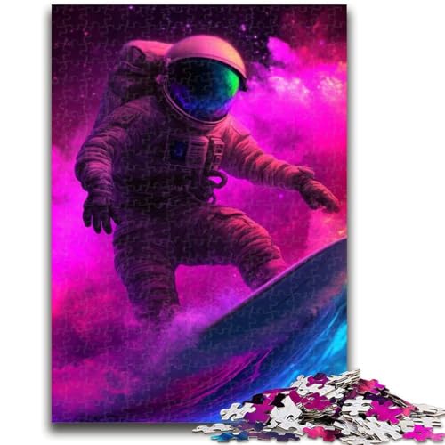 Puzzle für Teenager, 1000 Teile, Astronauten-Surfen, Quizspiel, Wanddekoration, einzigartige Geburtstags, 26x38cm Puzzle für Teenager, 1000 Teile, Astronauten-Surfen, Quizspiel, Wanddekoration, einzigartige Geburtstags, 26x38cm von ZKYUBEK