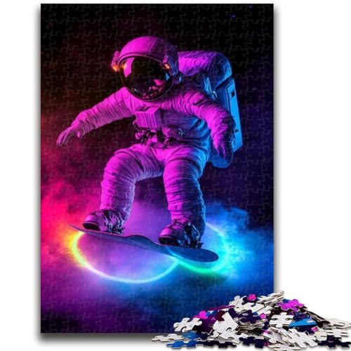 Puzzle für Teenager, 1000 Teile, Astronauten-Surfen, Quizspiel, Wanddekoration, einzigartige Geburtstags, 26x38cm Puzzle für Teenager, 1000 Teile, Astronauten-Surfen, Quizspiel, Wanddekoration, einzigartige Geburtstags, 26x38cm von ZKYUBEK