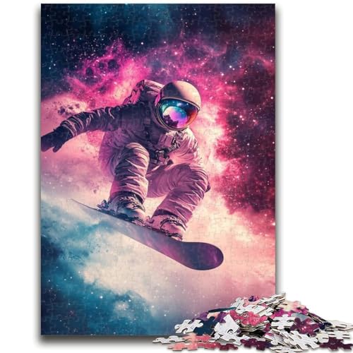 Puzzle für Teenager, 1000 Teile, Astronauten-Surfen, Spielzeug, Lernspiele, Stressabbau, tolle Geschenke und Spielzeuge, 26x38cm Puzzle für Teenager, 1000 Teile, Astronauten-Surfen, Spielzeug, Lernspiele, Stressabbau, tolle Geschenke und Spielzeuge, 26x38cm von ZKYUBEK