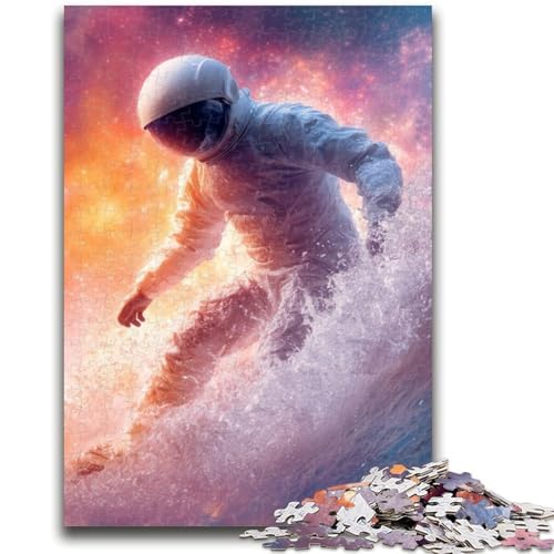 Puzzle für Teenager, 1000 Teile, Astronauten-Weltraum-Surfen, Spielzeug, Lernspiele, Stressabbau, tolle Geschenke und Spielzeuge, 26x38cm Puzzle für Teenager, 1000 Teile, Astronauten-Weltraum-Surfen, Spielzeug, Lernspiele, Stressabbau, tolle Geschenke und Spielzeuge, 26x38cm von ZKYUBEK