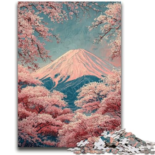 Puzzle für Teenager, 1000 Teile, Berg Fuji, Japan, Spielzeug, Denkspiel, stärkt die Liebe zwischen Paaren, für Kinder ab 14 Jahren, 50x75cm Puzzle für Teenager, 1000 Teile, Berg Fuji, Japan, Spielzeug, Denkspiel, stärkt die Liebe zwischen Paaren, für Kinder ab 14 Jahren, 50x75cm von ZKYUBEK