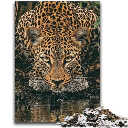 Puzzle für Teenager, 1000 Teile, Dschungelleopard, Quizspiel, Wanddekoration, einzigartige Geburtstags, 26x38cm Puzzle für Teenager, 1000 Teile, Dschungelleopard, Quizspiel, Wanddekoration, einzigartige Geburtstags, 26x38cm von ZKYUBEK