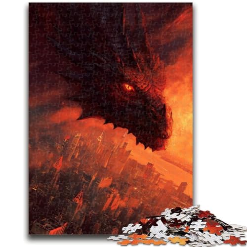 Puzzle für Teenager, 1000 Teile, Fantasy-Drache, Spielzeug, Lernspiele, Stressabbau, tolle Geschenke und Spielzeuge, 26x38cm Puzzle für Teenager, 1000 Teile, Fantasy-Drache, Spielzeug, Lernspiele, Stressabbau, tolle Geschenke und Spielzeuge, 26x38cm von ZKYUBEK