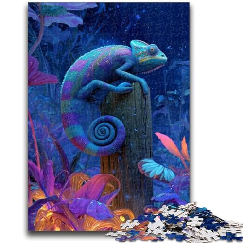 Puzzle für Teenager, 1000 Teile, Farbchamäleon, Quizspiel, Wanddekoration, einzigartige Geburtstags, 26x38cm Puzzle für Teenager, 1000 Teile, Farbchamäleon, Quizspiel, Wanddekoration, einzigartige Geburtstags, 26x38cm von ZKYUBEK