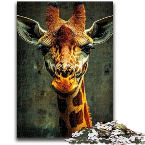 Puzzle für Teenager, 1000 Teile, Giraffenkunst, Quizspiel, Wanddekoration, einzigartige Geburtstags, 50x75cm Puzzle für Teenager, 1000 Teile, Giraffenkunst, Quizspiel, Wanddekoration, einzigartige Geburtstags, 50x75cm von ZKYUBEK