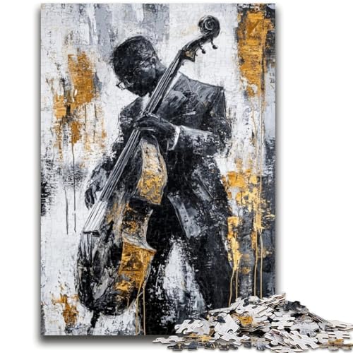 Puzzle für Teenager, 1000 Teile, Gitarre Spielen, Ölgemälde, Spielzeug, intellektuelles Spiel, fördert die Liebe zwischen Paaren, für Kinder ab 14 Jahren, 26x38cm Puzzle für Teenager, 1000 Teile, Gitarre Spielen, Ölgemälde, Spielzeug, intellektuelles Spiel, fördert die Liebe zwischen Paaren, für Kinder ab 14 Jahren, 26x38cm von ZKYUBEK