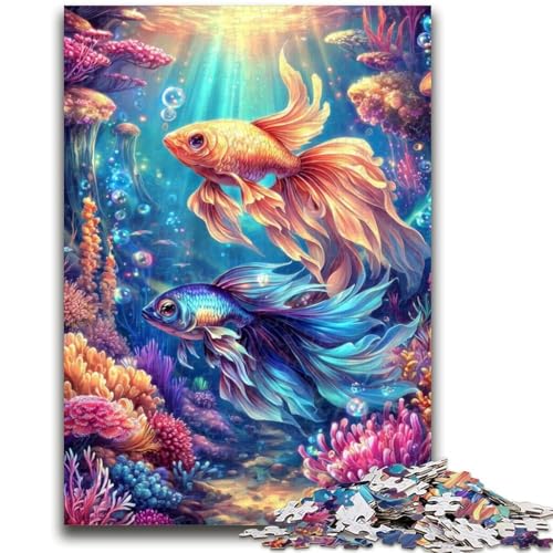 Puzzle für Teenager, 1000 Teile, Goldfisch, Spielzeug, Lernspiele, Stressabbau, tolle Geschenke und Spielzeuge, 26x38cm Puzzle für Teenager, 1000 Teile, Goldfisch, Spielzeug, Lernspiele, Stressabbau, tolle Geschenke und Spielzeuge, 26x38cm von ZKYUBEK