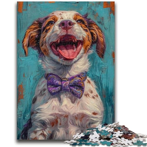Puzzle für Teenager, 1000 Teile, Happy Dog, Quizspiel, Wanddekoration, einzigartige Geburtstags, 26x38cm Puzzle für Teenager, 1000 Teile, Happy Dog, Quizspiel, Wanddekoration, einzigartige Geburtstags, 26x38cm von ZKYUBEK