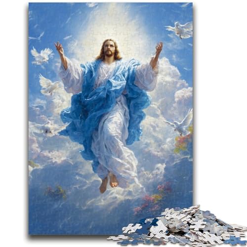 Puzzle für Teenager, 1000 Teile, Jesus-Kunst, Quizspiel, Wanddekoration, einzigartige Geburtstags, 26x38cm Puzzle für Teenager, 1000 Teile, Jesus-Kunst, Quizspiel, Wanddekoration, einzigartige Geburtstags, 26x38cm von ZKYUBEK