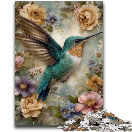 Puzzle für Teenager, 1000 Teile, Kolibri, Quizspiel, Wanddekoration, einzigartige Geburtstags, 26x38cm Puzzle für Teenager, 1000 Teile, Kolibri, Quizspiel, Wanddekoration, einzigartige Geburtstags, 26x38cm von ZKYUBEK