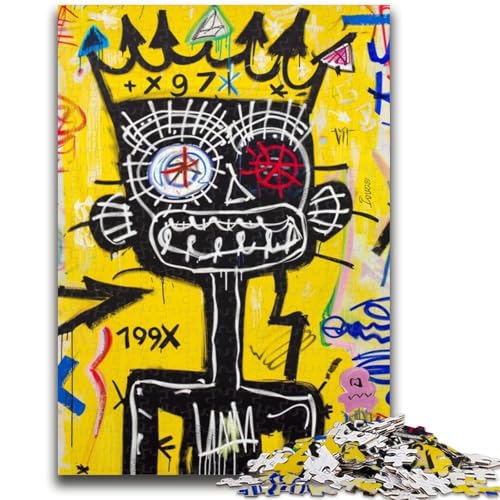 Puzzle für Teenager, 1000 Teile, Lernspiele für Kinder im Basquiat-Stil, Lernspiel für Geburtstag, Weihnachten für und ab 14 Jahren, 26x38cm Puzzle für Teenager, 1000 Teile, Lernspiele für Kinder im Basquiat-Stil, Lernspiel für Geburtstag, Weihnachten für und ab 14 Jahren, 26x38cm von ZKYUBEK