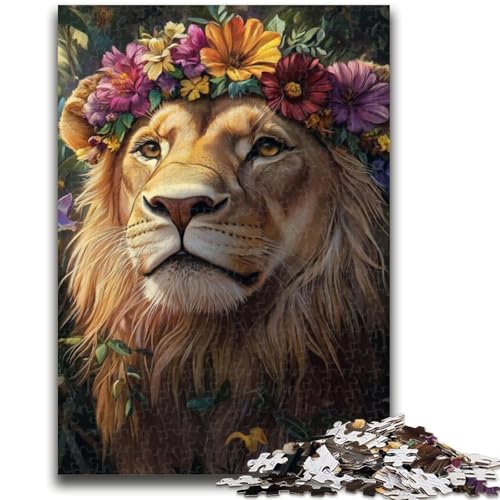 Puzzle für Teenager, 1000 Teile, Löwenkunst, Spielzeug, Lernspiele, Stressabbau, tolle Geschenke und Spielzeuge, 26x38cm Puzzle für Teenager, 1000 Teile, Löwenkunst, Spielzeug, Lernspiele, Stressabbau, tolle Geschenke und Spielzeuge, 26x38cm von ZKYUBEK