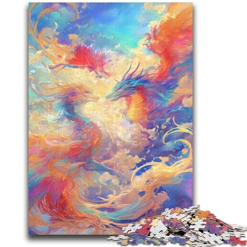 Puzzle für Teenager, 1000 Teile, Mysteriöser Drache, Spielzeug, Lernspiele, Stressabbau, tolle Geschenke und Spielzeuge, 50x75cm Puzzle für Teenager, 1000 Teile, Mysteriöser Drache, Spielzeug, Lernspiele, Stressabbau, tolle Geschenke und Spielzeuge, 50x75cm von ZKYUBEK