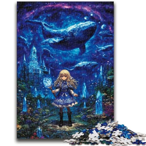 Puzzle für Teenager, 1000 Teile, Mysteriöses Elfenmädchen, Quizspiel, Wanddekoration, einzigartige Geburtstags, 26x38cm Puzzle für Teenager, 1000 Teile, Mysteriöses Elfenmädchen, Quizspiel, Wanddekoration, einzigartige Geburtstags, 26x38cm von ZKYUBEK