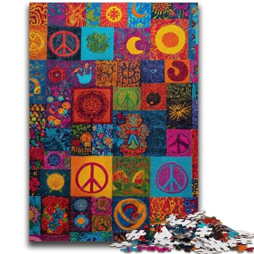 Puzzle für Teenager, 1000 Teile, Psychedelische Dinge, Spielzeug, Lernspiele, Stressabbau, tolle Geschenke und Spielzeuge, 50x75cm von ZKYUBEK