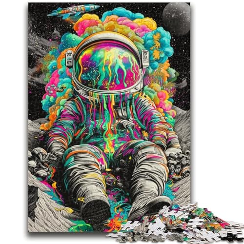 Puzzle für Teenager, 1000 Teile, Psychedelischer Astronaut, Spielzeug, Lernspiele, Stressabbau, tolle Geschenke und Spielzeuge, 26x38cm Puzzle für Teenager, 1000 Teile, Psychedelischer Astronaut, Spielzeug, Lernspiele, Stressabbau, tolle Geschenke und Spielzeuge, 26x38cm von ZKYUBEK