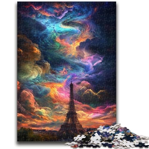 Puzzle für Teenager, 1000 Teile, Psychedelischer Eiffelturm, Spielzeug, Lernspiele, Stressabbau, tolle Geschenke und Spielzeuge, 26x38cm Puzzle für Teenager, 1000 Teile, Psychedelischer Eiffelturm, Spielzeug, Lernspiele, Stressabbau, tolle Geschenke und Spielzeuge, 26x38cm von ZKYUBEK