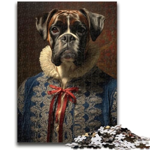 Puzzle für Teenager, 1000 Teile, Retro-Hund, Spielzeug, Lernspiele, Stressabbau, tolle Geschenke und Spielzeuge, 50x75cm Puzzle für Teenager, 1000 Teile, Retro-Hund, Spielzeug, Lernspiele, Stressabbau, tolle Geschenke und Spielzeuge, 50x75cm von ZKYUBEK