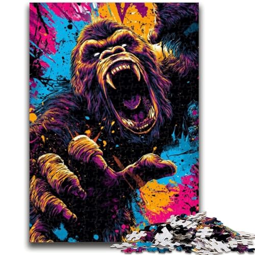 Puzzle für Teenager, 1000 Teile, Schimpanse, Quizspiel, Wanddekoration, einzigartige Geburtstags, 26x38cm Puzzle für Teenager, 1000 Teile, Schimpanse, Quizspiel, Wanddekoration, einzigartige Geburtstags, 26x38cm von ZKYUBEK