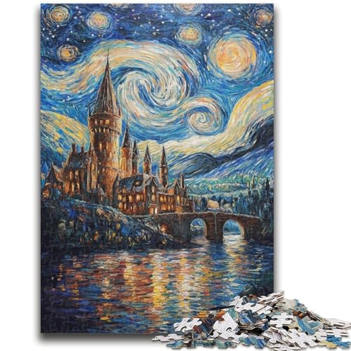 Puzzle für Teenager, 1000 Teile, Schloss unter den Sternen, Spielzeug, Lernspiele, Stressabbau, tolle Geschenke und Spielzeuge, 50x75cm Puzzle für Teenager, 1000 Teile, Schloss unter den Sternen, Spielzeug, Lernspiele, Stressabbau, tolle Geschenke und Spielzeuge, 50x75cm von ZKYUBEK