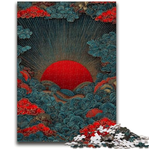 Puzzle für Teenager, 1000 Teile, Wellen im japanischen Stil, Spielzeug, Lernspiele, Stressabbau, tolle Geschenke und Spielzeuge, 50x75cm Puzzle für Teenager, 1000 Teile, Wellen im japanischen Stil, Spielzeug, Lernspiele, Stressabbau, tolle Geschenke und Spielzeuge, 50x75cm von ZKYUBEK