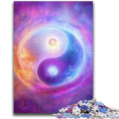 Puzzle für Teenager, 1000 Teile, Yin und Yang, Spielzeug, Lernspiele, Stressabbau, tolle Geschenke und Spielzeuge, 50x75cm Puzzle für Teenager, 1000 Teile, Yin und Yang, Spielzeug, Lernspiele, Stressabbau, tolle Geschenke und Spielzeuge, 50x75cm von ZKYUBEK