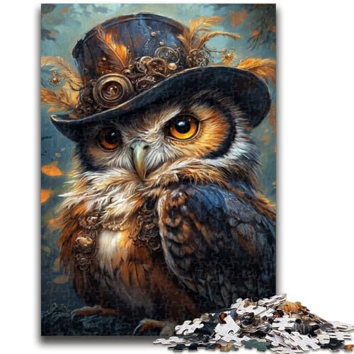 Puzzle für Teenager, 1000 Teile, geheimnisvolle Eule, Spielzeug, Lernspiele, Stressabbau, tolle Geschenke und Spielzeuge, 26x38cm Puzzle für Teenager, 1000 Teile, geheimnisvolle Eule, Spielzeug, Lernspiele, Stressabbau, tolle Geschenke und Spielzeuge, 26x38cm von ZKYUBEK