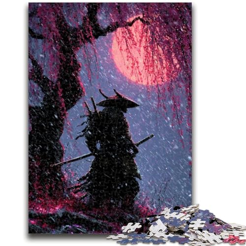 Puzzle für Teenager, 1000 Teile, japanische Ninja-Lernspiele, Lernspiel für Geburtstag, Weihnachten für und ab 14 Jahren, 50x75cm von ZKYUBEK