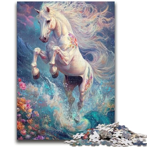 Puzzle für Teenager, 1000 Teile, magisches Pferd, Spielzeug, Lernspiele, Stressabbau, tolle Geschenke und Spielzeuge, 26x38cm Puzzle für Teenager, 1000 Teile, magisches Pferd, Spielzeug, Lernspiele, Stressabbau, tolle Geschenke und Spielzeuge, 26x38cm von ZKYUBEK
