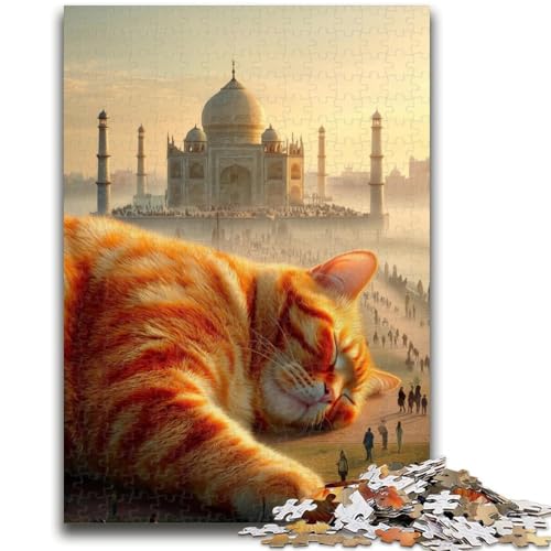 Puzzle für Teenager, 1000 Teile, schlafende orange Katze, Spielzeug, Lernspiele, Stressabbau, tolle Geschenke und Spielzeuge, 50x75cm Puzzle für Teenager, 1000 Teile, schlafende orange Katze, Spielzeug, Lernspiele, Stressabbau, tolle Geschenke und Spielzeuge, 50x75cm von ZKYUBEK