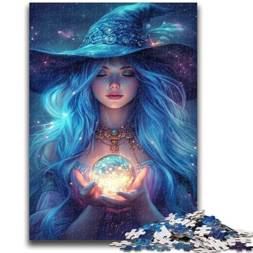 Puzzle für Teenager, 1000 Teile, weibliche Zauberin, Spielzeug, Lernspiele, Stressabbau, tolle Geschenke und Spielzeuge, 26x38cm Puzzle für Teenager, 1000 Teile, weibliche Zauberin, Spielzeug, Lernspiele, Stressabbau, tolle Geschenke und Spielzeuge, 26x38cm von ZKYUBEK
