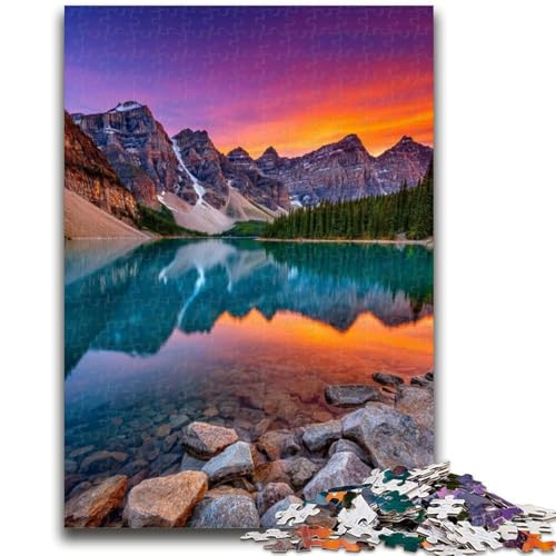 Puzzle für Teenager, 1000 Teile, wunderschöne Berge und Seen, Stressabbau, schwierige Herausforderung, Wichtelgeschenke für Kinder ab 14 Jahren, 26x38cm Puzzle für Teenager, 1000 Teile, wunderschöne Berge und Seen, Stressabbau, schwierige Herausforderung, Wichtelgeschenke für Kinder ab 14 Jahren, 26x38cm von ZKYUBEK