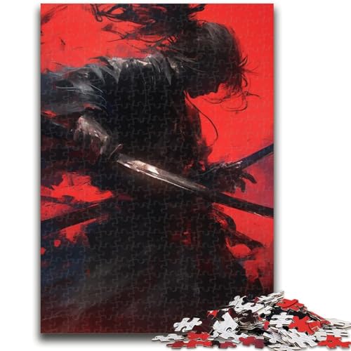 Puzzle für Teenager, 1000 mysteriöse Ninja-Samurai, Lernspiele, Heimdekoration, geeignet für die Schreibtischdekoration, 26x38cm Puzzle für Teenager, 1000 mysteriöse Ninja-Samurai, Lernspiele, Heimdekoration, geeignet für die Schreibtischdekoration, 26x38cm von ZKYUBEK