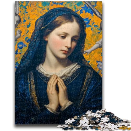 Puzzle für Teenager, 1000-teiliges Puzzle, Porträt von Maria, der Mutter, Quizspiel, Wanddekoration, einzigartige Geburtstags, 50x75cm Puzzle für Teenager, 1000-teiliges Puzzle, Porträt von Maria, der Mutter, Quizspiel, Wanddekoration, einzigartige Geburtstags, 50x75cm von ZKYUBEK