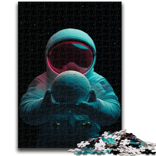 Puzzle für Teenager, Astronaut, für Kinder ab 14 Jahren, Heimdekoration, als Geschenk für die ganze Familie und Freunde, 50x75cm Puzzle für Teenager, Astronaut, für Kinder ab 14 Jahren, Heimdekoration, als Geschenk für die ganze Familie und Freunde, 50x75cm von ZKYUBEK