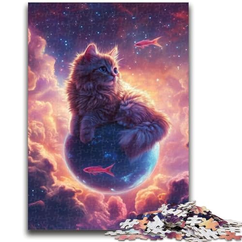 Puzzle für Teenager, Katzen-Familienunterhaltungsspielzeug, Lernspiel für Geburtstag, Weihnachten, für Kinder ab 14 Jahren, 50x75cm Puzzle für Teenager, Katzen-Familienunterhaltungsspielzeug, Lernspiel für Geburtstag, Weihnachten, für Kinder ab 14 Jahren, 50x75cm von ZKYUBEK
