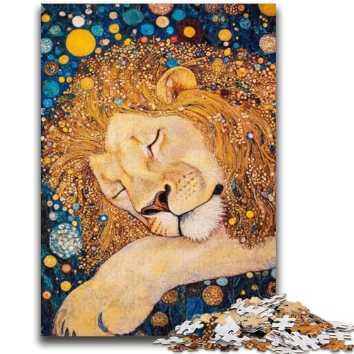 Puzzle für Teenager, Löwenkunst, Familienunterhaltungsspielzeug, Lernspiel für Geburtstag, Weihnachten, für Kinder ab 14 Jahren, 50x75cm Puzzle für Teenager, Löwenkunst, Familienunterhaltungsspielzeug, Lernspiel für Geburtstag, Weihnachten, für Kinder ab 14 Jahren, 50x75cm von ZKYUBEK