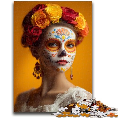 Puzzle für Teenager 1000 Teile Mexikanische Totenkopf-Mädchen Lernspiele Lernspiel für Geburtstag, Weihnachten für und ab 14 Jahren 26X38CM Puzzle für Teenager 1000 Teile Mexikanische Totenkopf-Mädchen Lernspiele Lernspiel für Geburtstag, Weihnachten für und ab 14 Jahren 26X38CM von ZKYUBEK