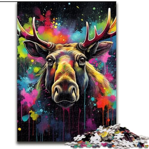Puzzle mit 1000 Teilen für Erwachsene, Alpaka-Puzzle, Größe 26x38cm, anspruchsvolles Denkspiel – entspannendes Spielzeug für Teenager von ZKYUBEK