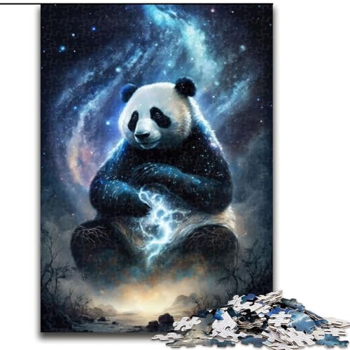 Puzzle mit 1000 Teilen für Erwachsene, Holzpuzzle im Panda-Art-Stil, Größe 50x75cm, perfekt als Halloween-, Weihnachts- und Geburtstagsgeschenk Puzzle mit 1000 Teilen für Erwachsene, Holzpuzzle im Panda-Art-Stil, Größe 50x75cm, perfekt als Halloween-, Weihnachts- und Geburtstagsgeschenk von ZKYUBEK
