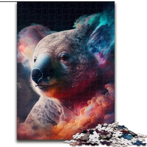 Puzzle mit 1000 Teilen für Erwachsene, Koala-Nebel, Holzpuzzle für Erwachsene, Größe 50x75cm, Familienspaß, Gehirntraining, Teenager Puzzle mit 1000 Teilen für Erwachsene, Koala-Nebel, Holzpuzzle für Erwachsene, Größe 50x75cm, Familienspaß, Gehirntraining, Teenager von ZKYUBEK
