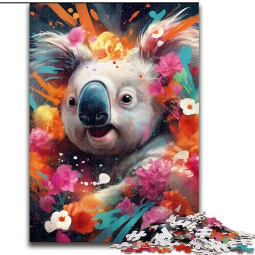 Puzzle mit 1000 Teilen für Erwachsene, Koala-Puzzle, Größe 26x38cm, anspruchsvolles Denkspiel – entspannendes Spielzeug für Teenager von ZKYUBEK