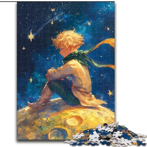Puzzle mit 1000 Teilen für Erwachsene, Nachthimmel, Der Kleine Prinz, Papppuzzle für Erwachsene, 26x38cm, ideal für Familienspaß, Entspannung Puzzle mit 1000 Teilen für Erwachsene, Nachthimmel, Der Kleine Prinz, Papppuzzle für Erwachsene, 26x38cm, ideal für Familienspaß, Entspannung von ZKYUBEK