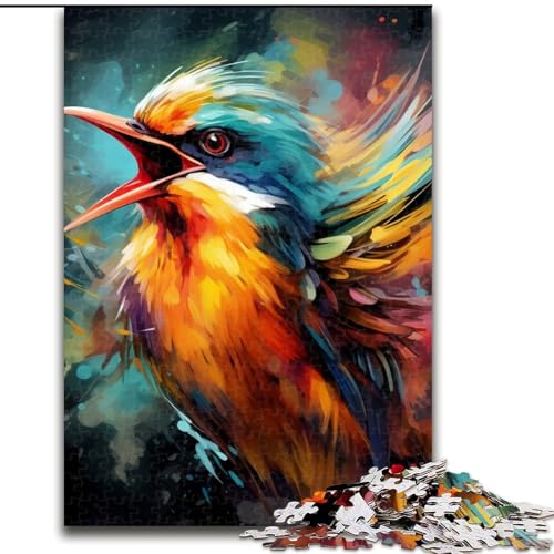 Puzzle mit 1000 Teilen für Erwachsene, farbenfrohes Spatzen-Puzzle, Größe 26x38cm, Spaß für Zuhause, Geburtstagsgeschenk, Reisegeschenk Puzzle mit 1000 Teilen für Erwachsene, farbenfrohes Spatzen-Puzzle, Größe 26x38cm, Spaß für Zuhause, Geburtstagsgeschenk, Reisegeschenk von ZKYUBEK