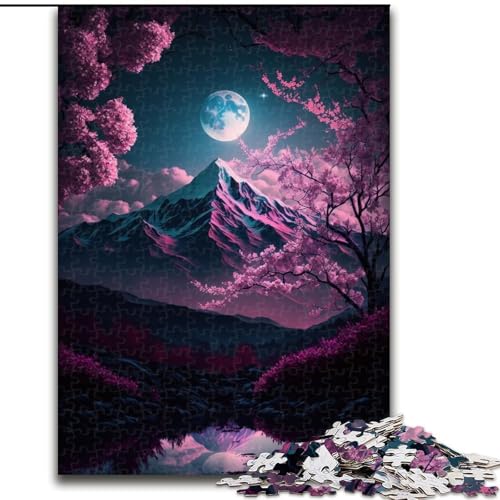 Puzzle mit 1000 Teilen für Erwachsene, japanische Landschaft, Neon-Holzpuzzle, Größe 50x75cm, Denkspiel für Teenager und Familieninteraktion Puzzle mit 1000 Teilen für Erwachsene, japanische Landschaft, Neon-Holzpuzzle, Größe 50x75cm, Denkspiel für Teenager und Familieninteraktion von ZKYUBEK